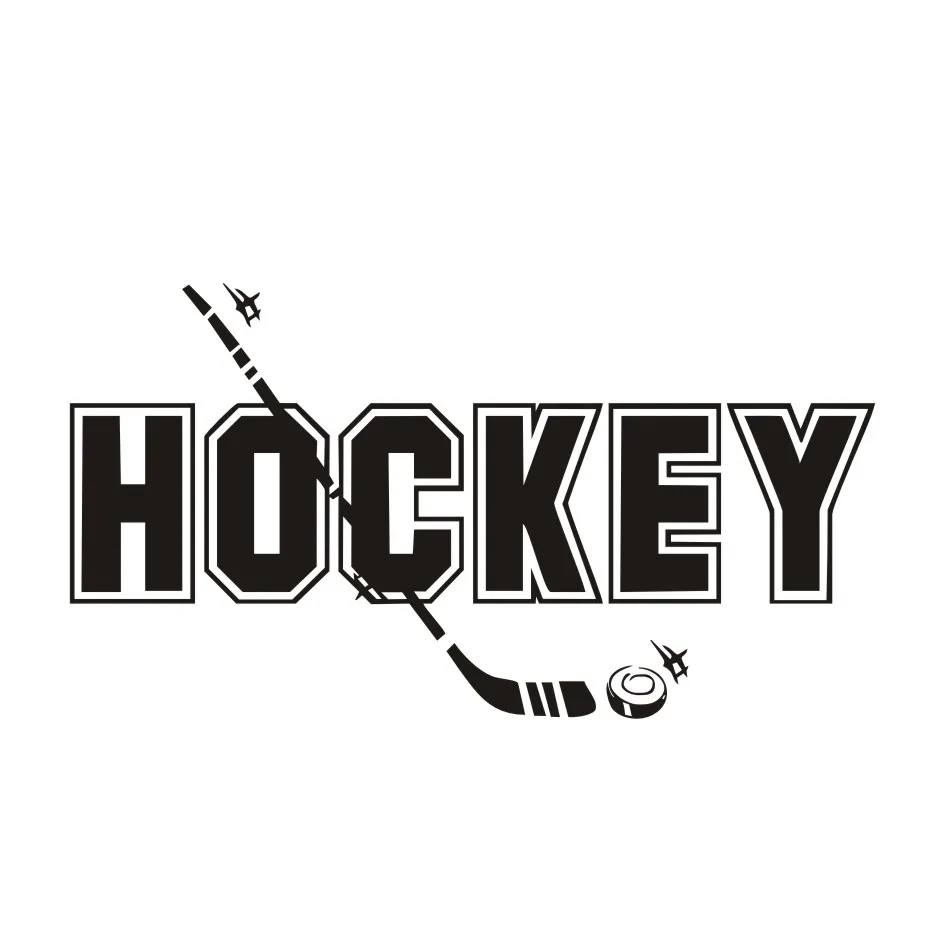 

Hockey Wall Sticker Sofa Background Decorative DIY Vinyl Removable Living Room Wall Decal New Design