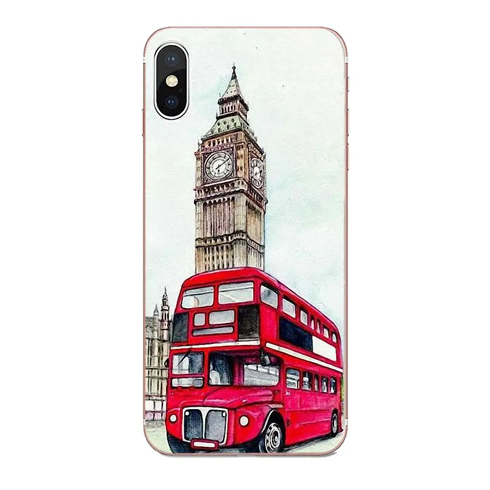 TPU Live Love Phone для Huawei Honor 4C 5A 5C 5X 6 6C 6A 6X 7 7X 8 9 V8 V10 Y3II Y5II Y6II G8 P7 Play Lite London Big Ben