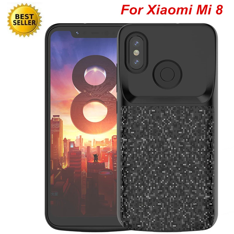 4700 мАч для Xiaomi Mi 8 чехол зарядного устройства внешний умный аккумулятора