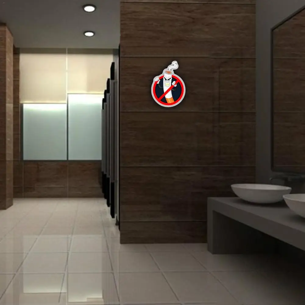 2 шт. наклейки для автомобиля смешной дым-свободный предупреждающий знак