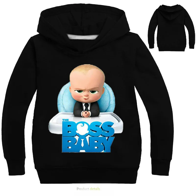 Весна 2019 BOOSBABY детские толстовки из чистого хлопка повседневная спортивная