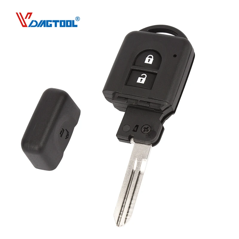 

VDIAGTOOL 2 buttons remote key smart remote key shell for nissan Micra Xtrail Qashqal Juke Duke Navara Replacement Remote shell