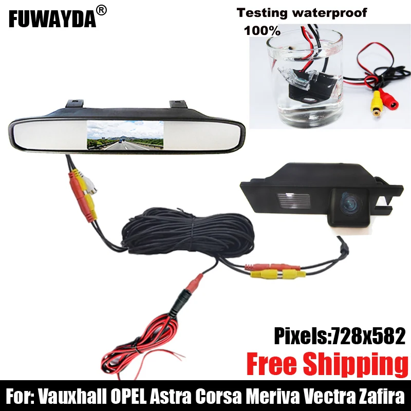 

free shipping!!! SONY Chip CCD Car Rear View Reverse Parking CAMERA for Opel Corsa Astra Vectra Meriva Zafira Fiat Grande Punto