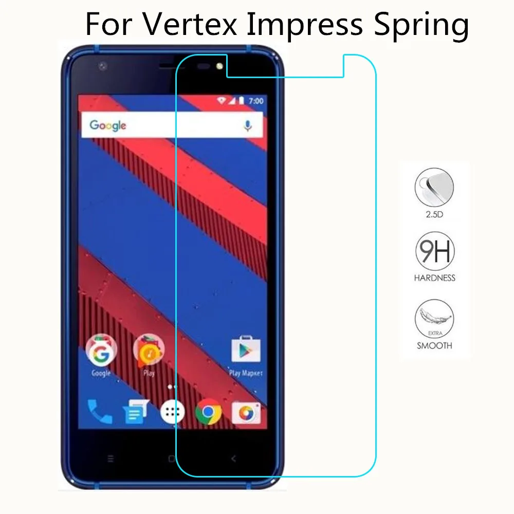 Смартфон закаленное Стекло для Vertex Impress весна 9 H Взрывозащищенный Защитная
