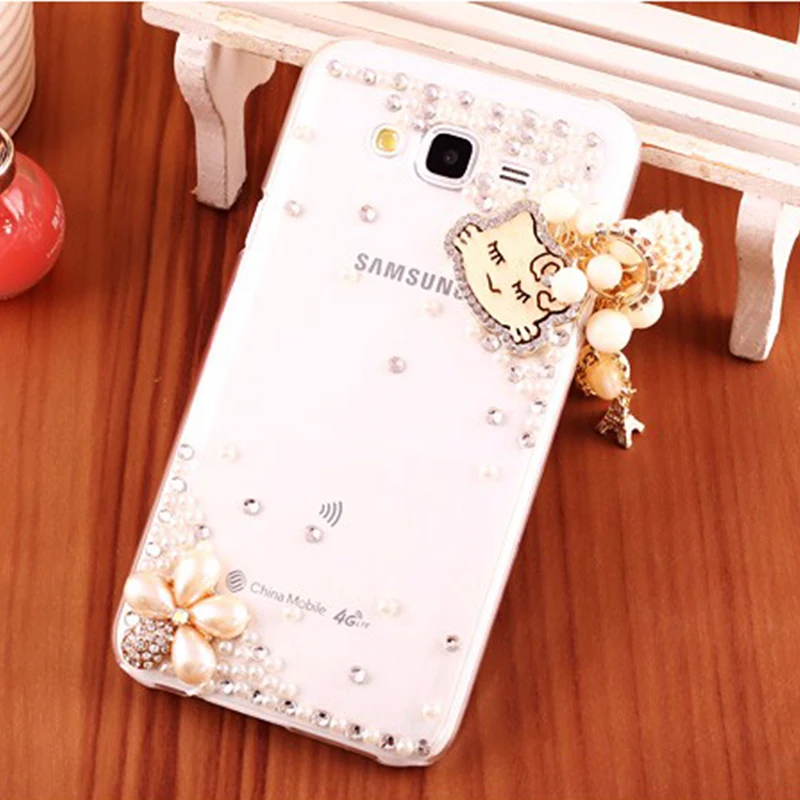 Чехол со стразами для samsung j7 j3 j5 j1 mini j2 2015 чехол с кристаллами мягкий galaxy 2016 чехол| |