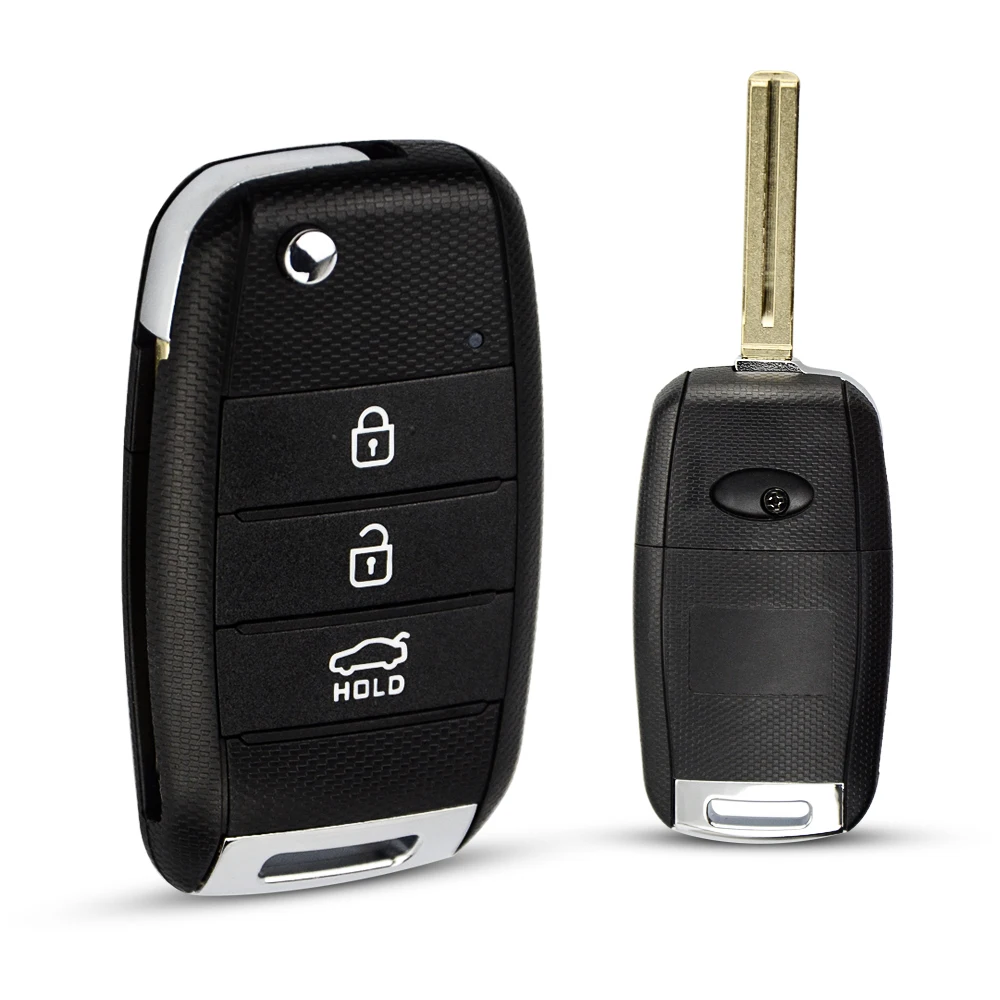 Складной чехол для дистанционного ключа с 3 кнопками OkeyTech KIA K2 K3 K5 Carens Cerato Forte
