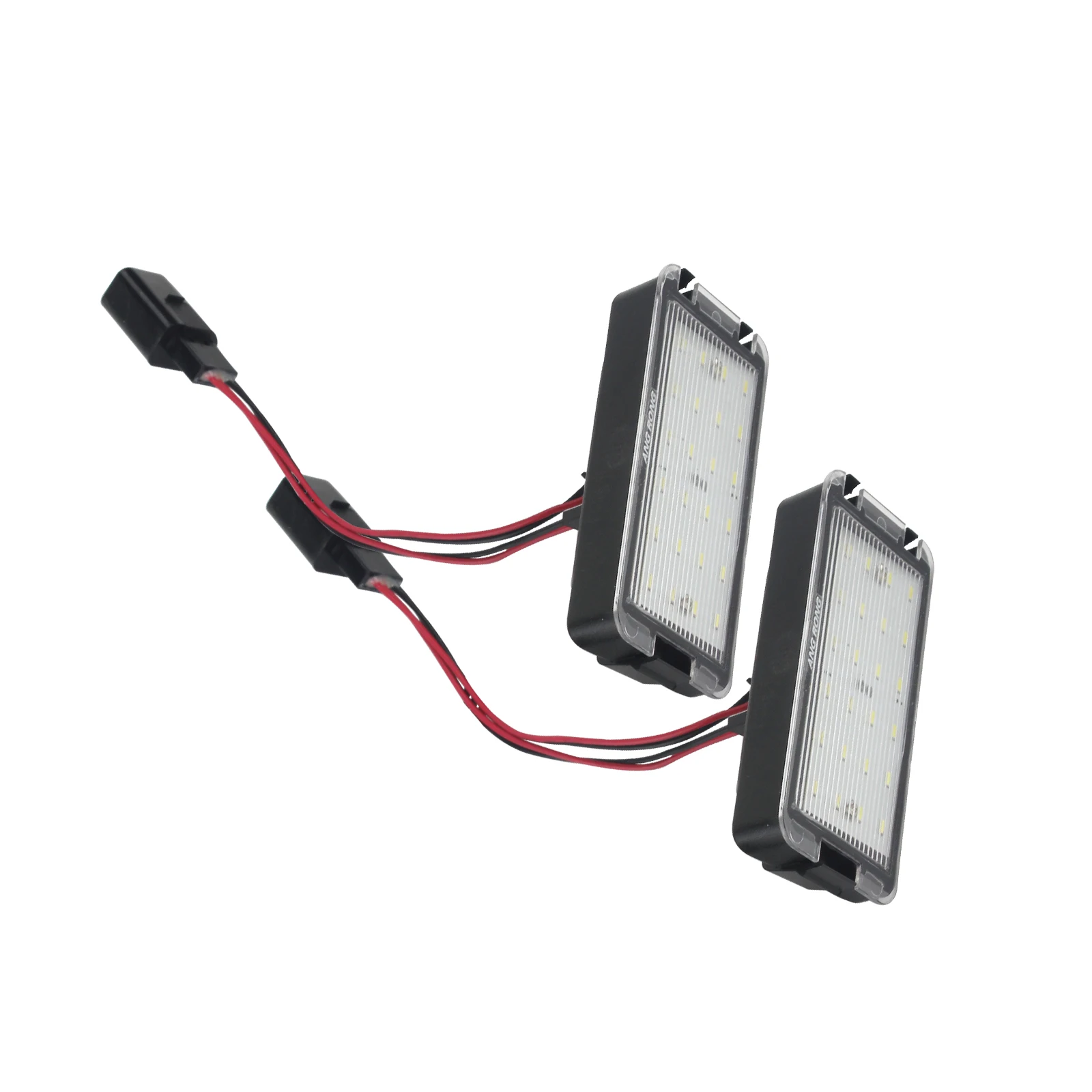 ANGRONG 2X светодиодный номерной знак Canbus для Seat Leon TOLEDO Ibiza Arosa Altea