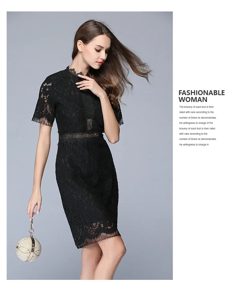 Женское кружевное платье в стиле пэчворк HAMALIEL элегантное мини-платье с круглым