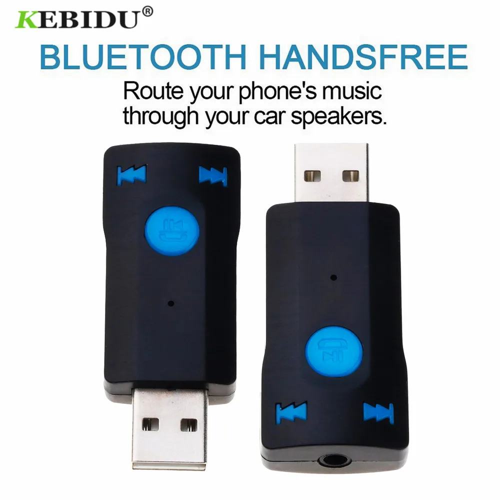USB-приемник kebidu беспроводной адаптер Bluetooth 4 1 аудиоприемник 3 5 мм автомобильный