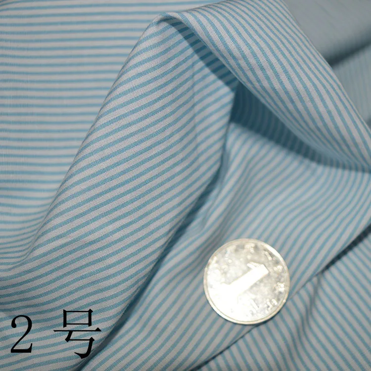 Хлопковая полосатая сетчатая ткань LEO & LIN летняя тонкая хлопчатобумажная одежда