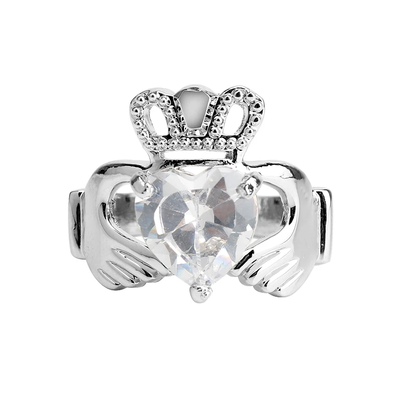 Dongsheng Корона кристалл кольца обручальные свадебные ювелирные изделия для женщин
