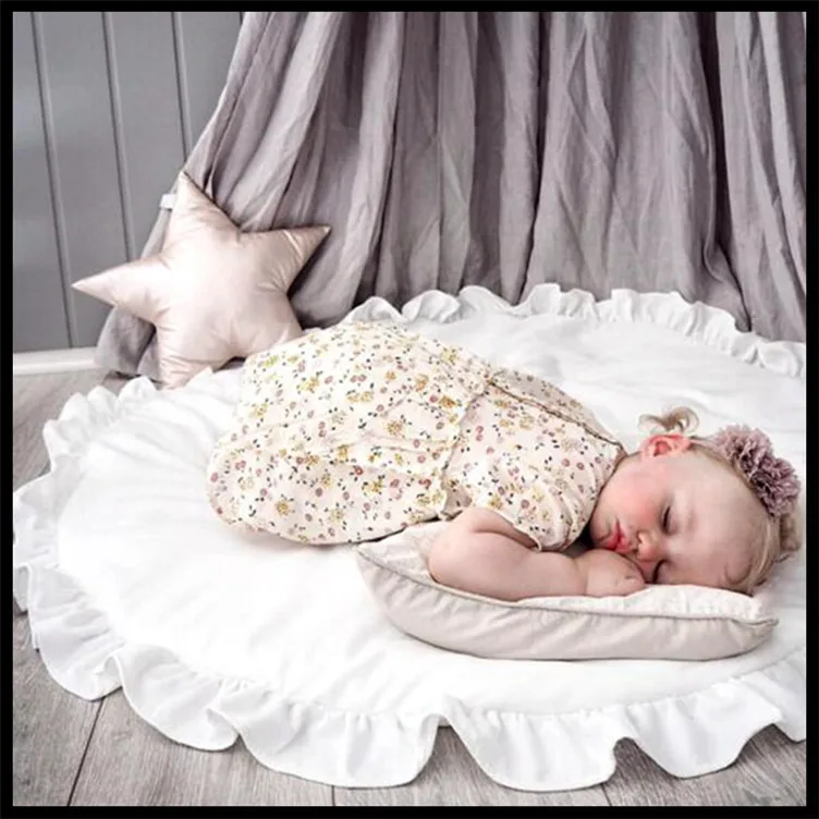 Игровые коврики с подкладкой INS Baby хлопковый коврик для ползания маленьких