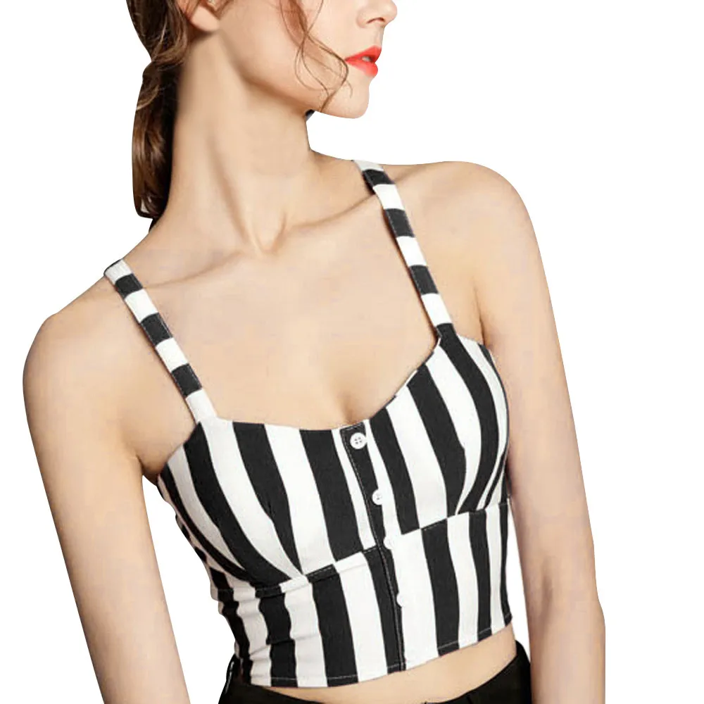 Женская летняя укороченная майка на одной бретельке рубашка без рукавов с