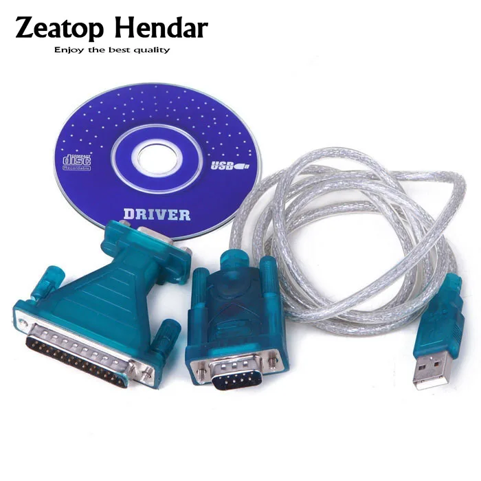 Кабель переходник с USB 2 0 на 9/25 Pin Serial RS232 DB9/DB25 для настольного компьютера|cable port|cable