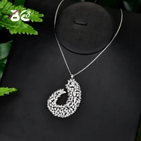 be 8 new arrival brilliant aaa cubic zirconia geometric design necklace pendants for women fashion jewelry n067