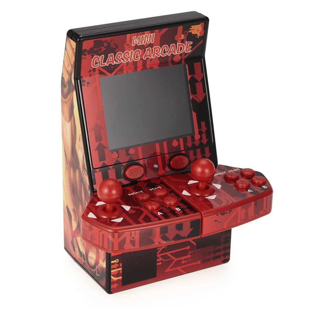 New Upgraded Mini Classic Arcade Game Cabinet Machine Double Joystick Retro Handheld Player with Built-in 183 Games
