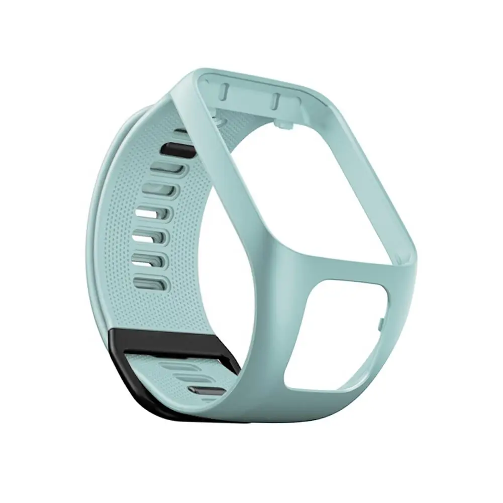 Teal Blue Силиконовый сменный ремешок для наручных часов Ремешок для TomTom 2 3 серии Runner 2 3 Spark серии gps спортивные умные часы аксессуары - Цвет: Teal Blue