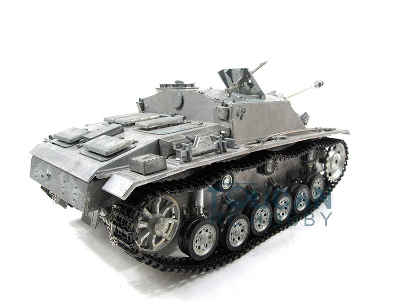 100% Металл Mato 1/16 Stug III RTR RC Танк инфра отдача ствола металла цвет 1226 TH00665|rc tank infrared|rc