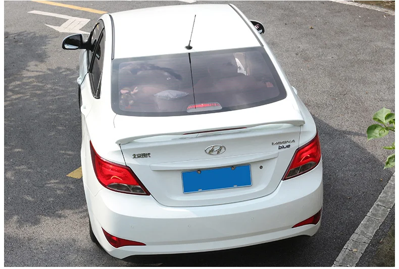 Подходит для hyundai Verna АБС высококачественный спойлер крыло заднего крыла