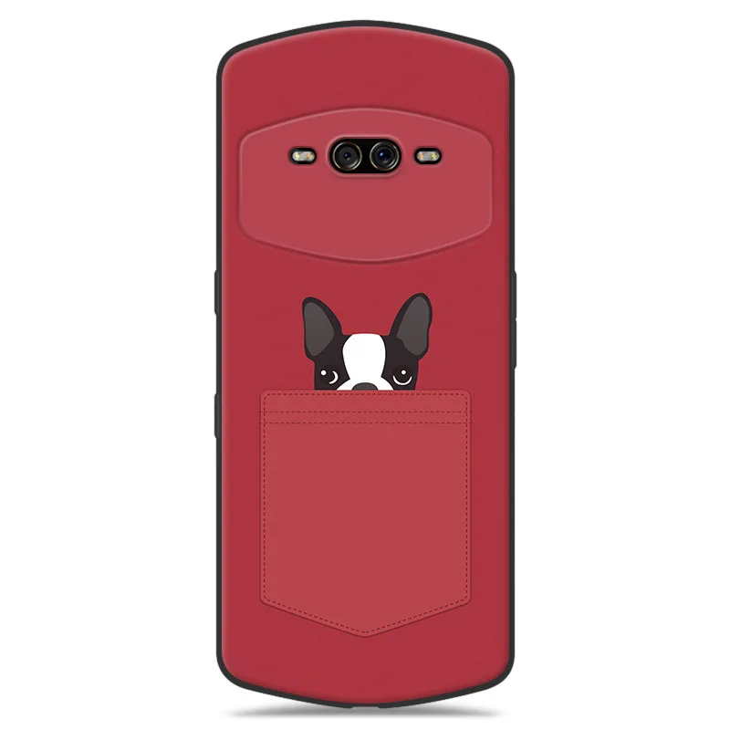 Чехол с рисунком Красной собаки для Meitu V7 чехол из ТПУ мобильного телефона
