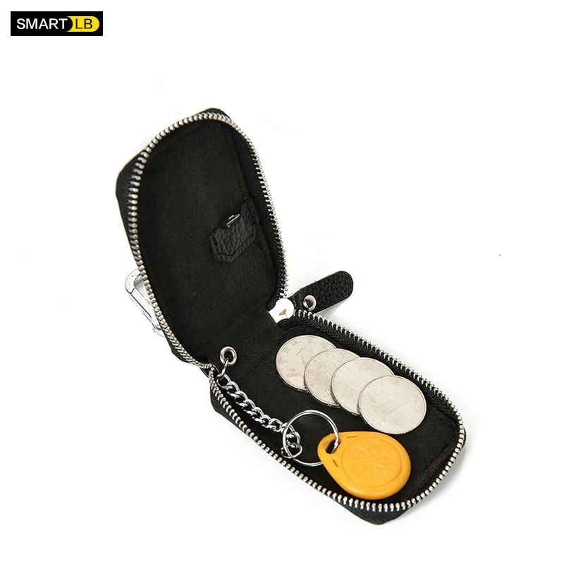 Смарт кошелек мужской из натуральной кожи с функцией Bluetooth|Ключницы| |