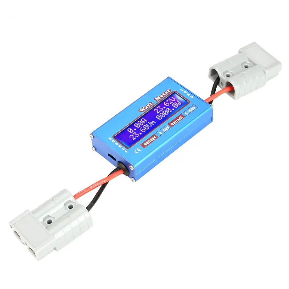 Power Meter 0-100A 0-60V High Accuracy watt Swr Meter DC Power Analyzer Watt Volt Amp Energy Meter Analyzer Wattmeter