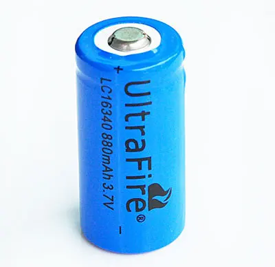 Rechargeable LC16340 Battery /CR123 Li-ion Batteries 1200mAh 3.7V For Flashlight laser pointer pen Toys |