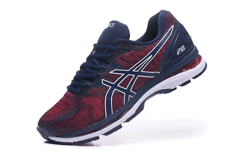 Новые мужские кроссовки для бега на открытом воздухе, устойчивая обувь Asics, мужские кроссовки для бега, дышащая Спортивная обувь ASICS GEL-Nimbus 20 - Цвет: BLACK