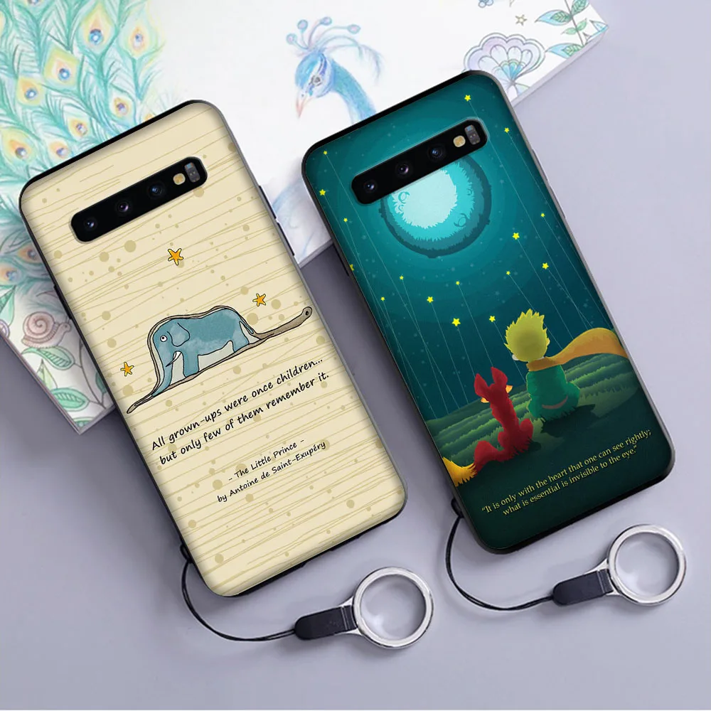 Мягкий чехол Маленький принц для Samsung Galaxy S10 Plus S10e S7 S6 Edge S8 S9 J6 чехол|Бамперы| |
