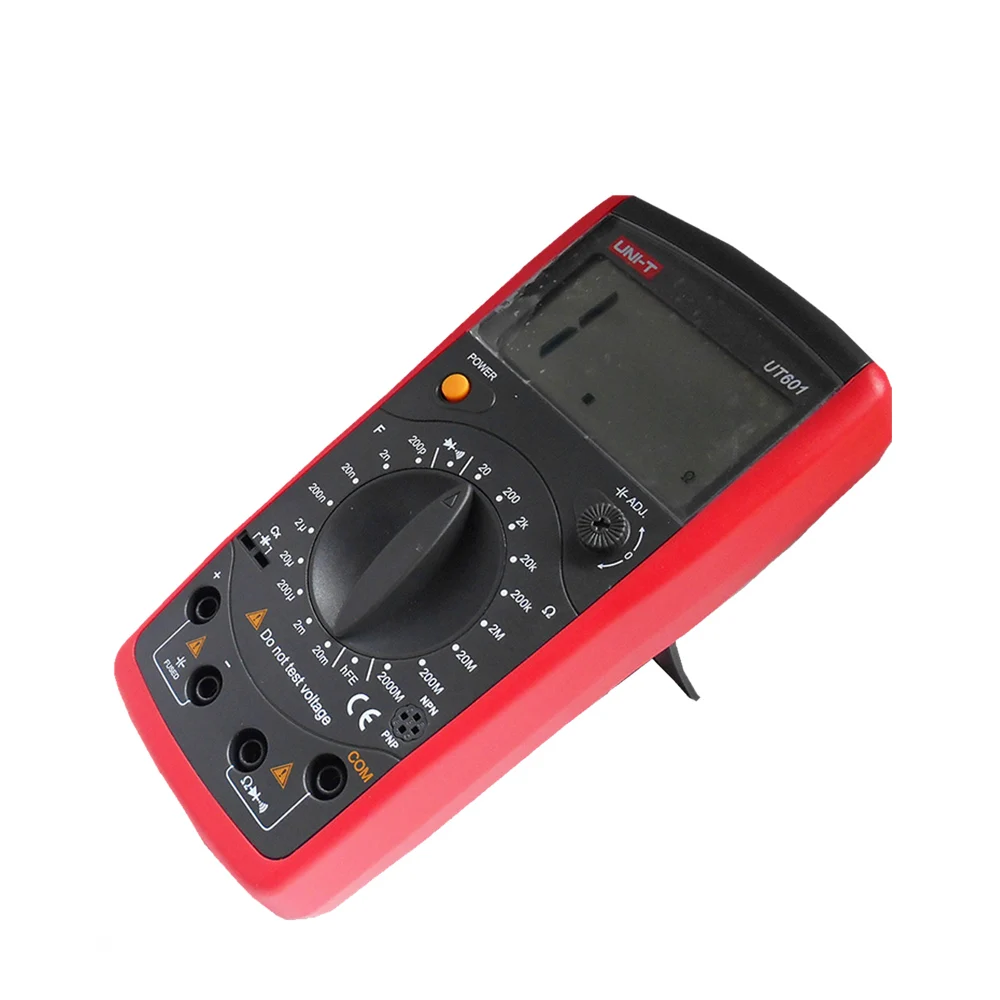 

UNI-T UT601 Inductive Capacitance Meter, Resistor / Capacitor / Diode / Transistor Test On-Off Beep Low Voltage Display