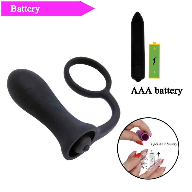 ORISSI Silicone Male Climax Delay Prostate Massager Anal Vibrator Sex Toys for Men Erotic Cock Ring Products |