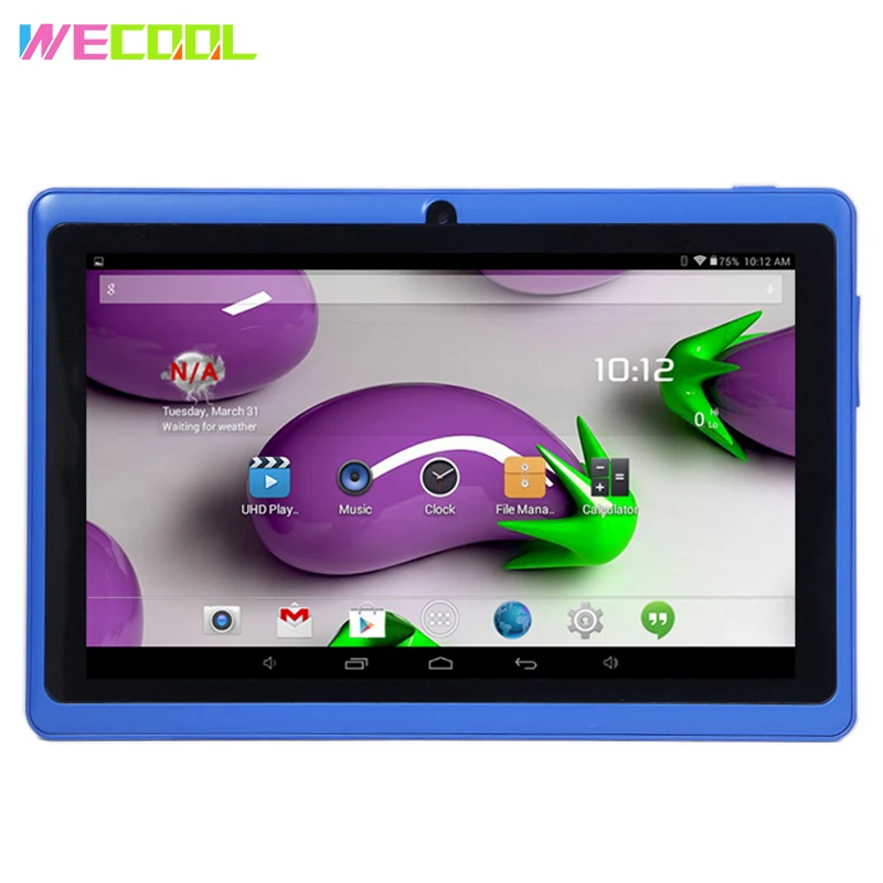 7 дюймов Оригинальный WeCool Q88 дешевый Детский планшетный ПК 1024x600 HD разрешение 2500