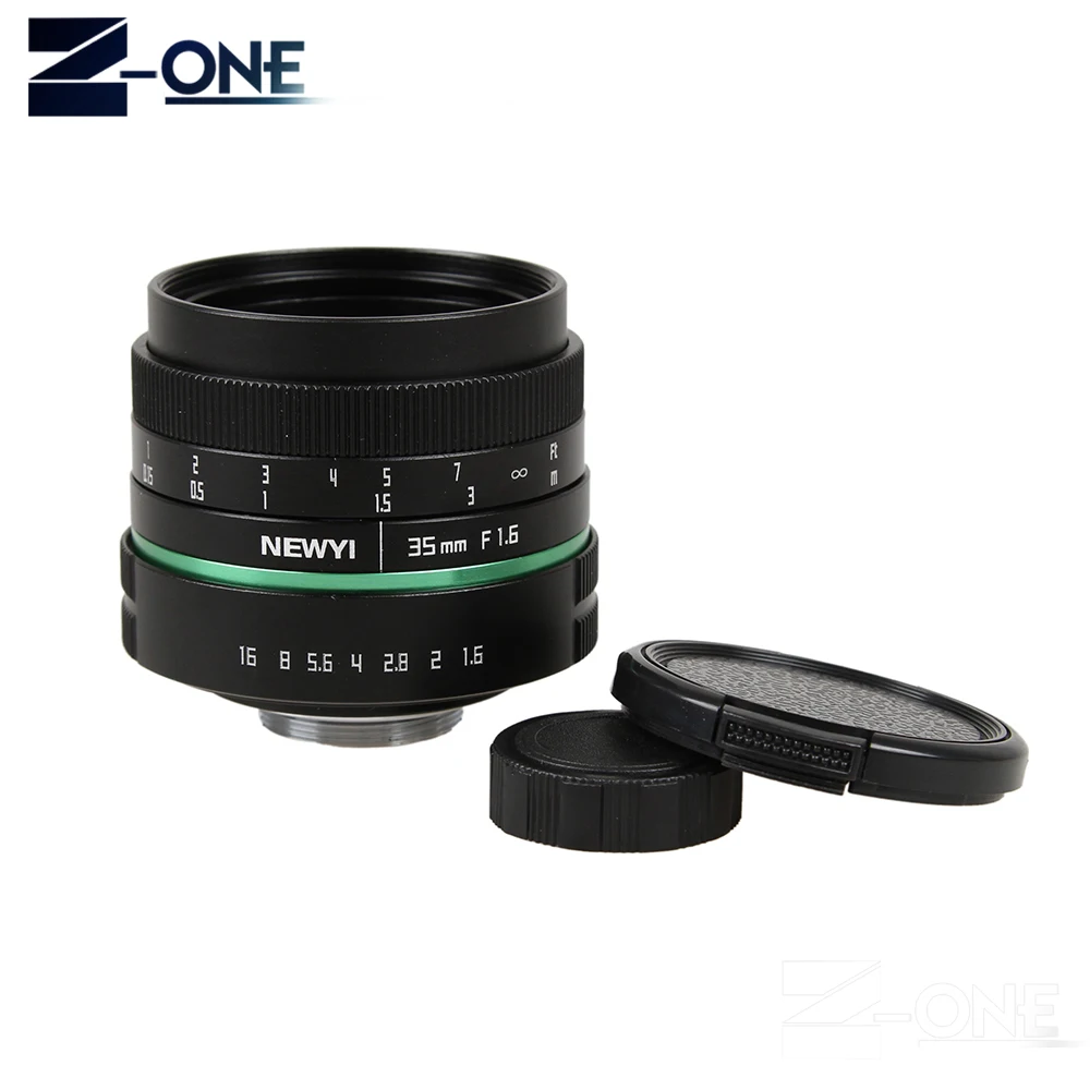 Объектив камеры NEWYI 35 мм f1.6 APS C CCTV TV Movie lens + Mount для Canon EOS M M2 M3 M5 M6 M10 M100 Camera|Объективы