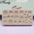 Aomily силиконовый для шоколада, желе, конфет в форме снежной чешуи для форма для выпечки, формочка сделай сам