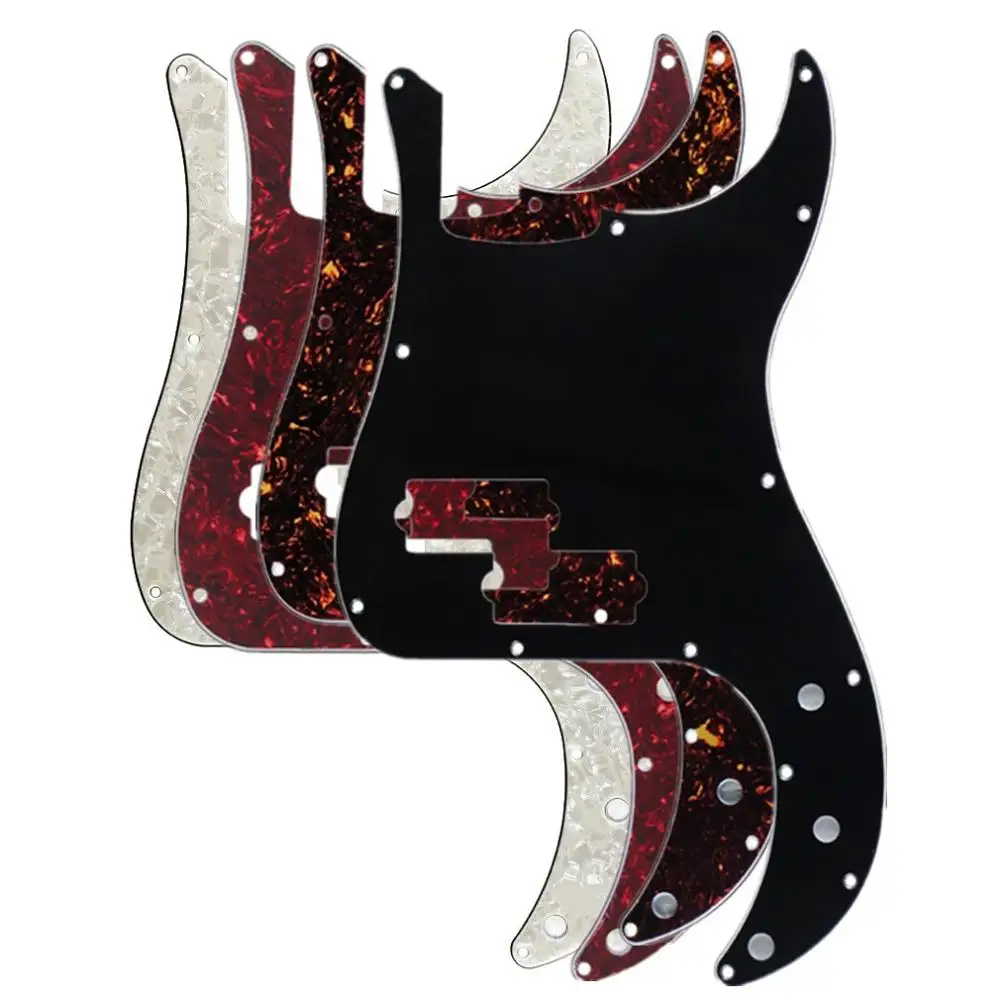 Новые 4 струны PB Bass pick guard Guard Script Plate черный 3 слоя и винты для FD 13 отверстий