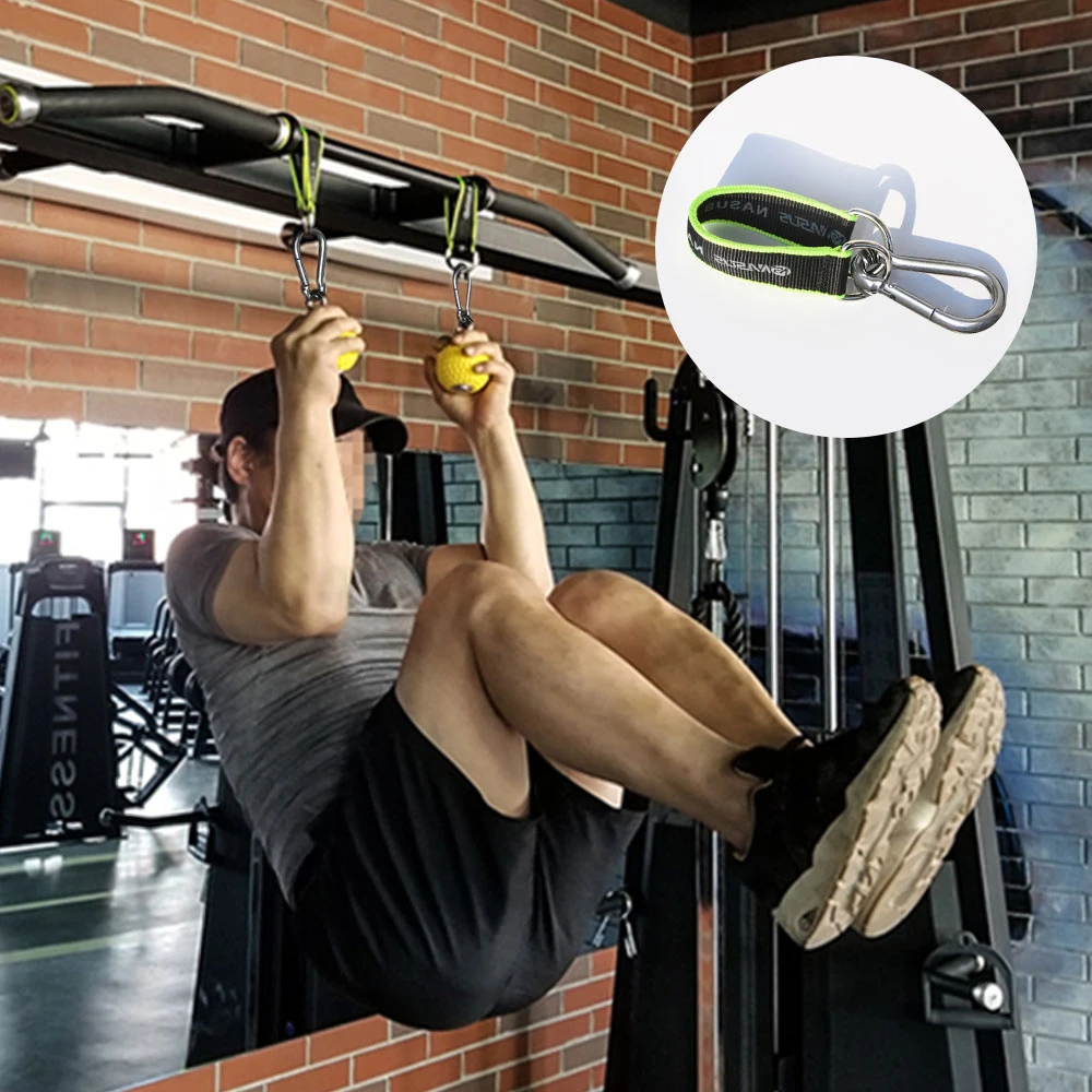 

1PC Multifunction Fitness equipment hook Ring Hanging Belt with Hook Hanging Sandbag Pull Up Rope Fitness Equipment Accessories