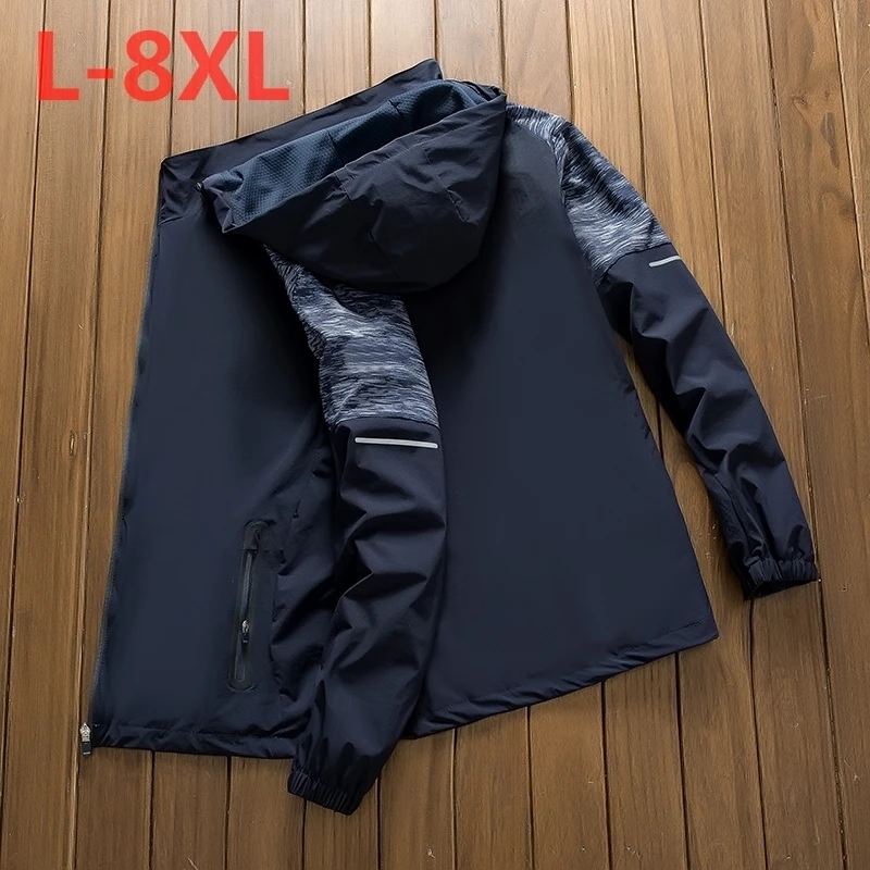 Большие размеры Зима 8XL 7XL 6XL Весна для мужчин осенние куртки Новинка 2018 года Лидер