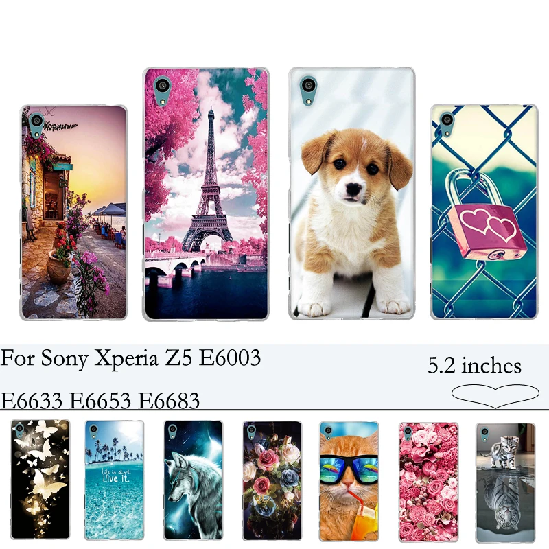 Чехол-накладка для Sony Xperia Z5 мягкий силиконовый чехол из ТПУ E6003 E6633 E6653 E6683 - купить