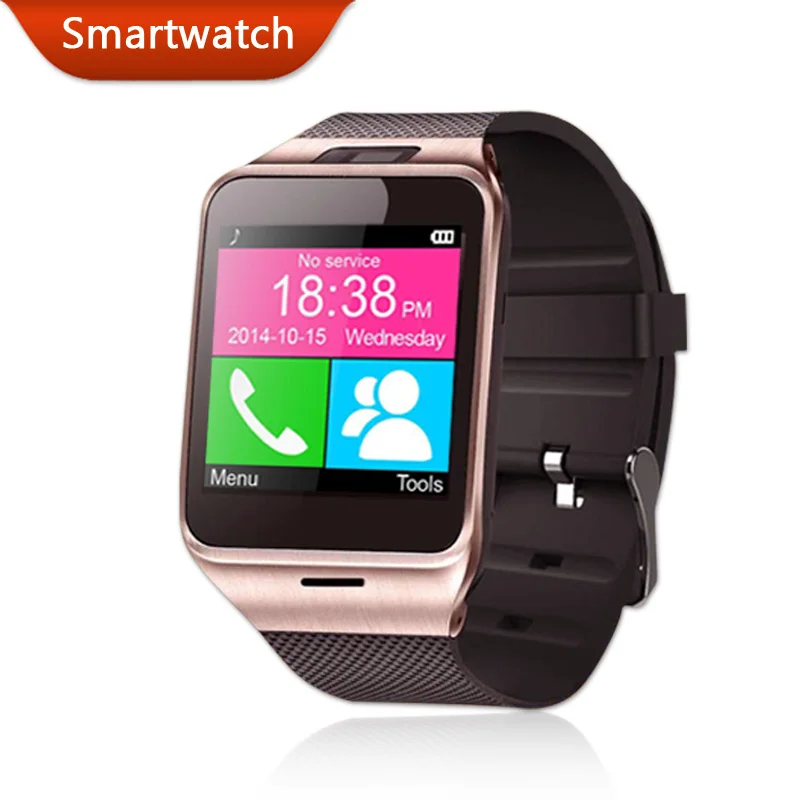 Bluetooth Смарт часы здоровья MP3 Водонепроницаемый шагомер Android SmartWatch gv18 с sim-карты