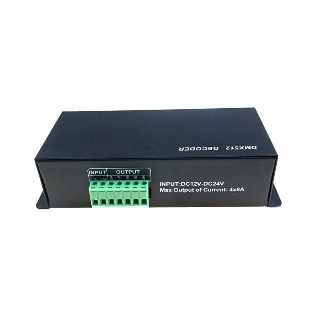 Декодер для светодиодной ленты 4 канала RGB DMX512 1 шт.|dmx512 decoder|dmx 512 decoderled controller |