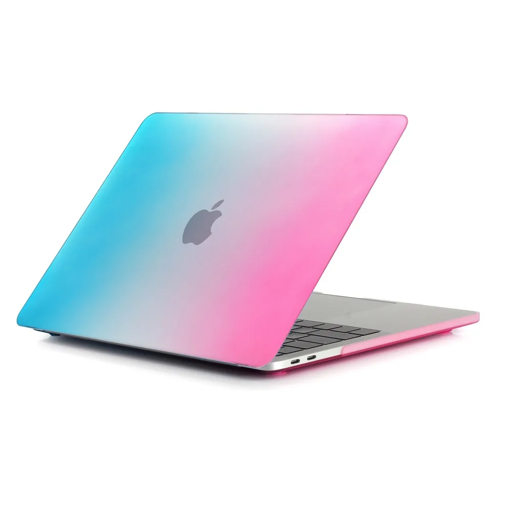 Для 2016 Новый MacBook Pro 13 чехол с Retina A1706 сенсорной панелью и A1708 без панели Радужный