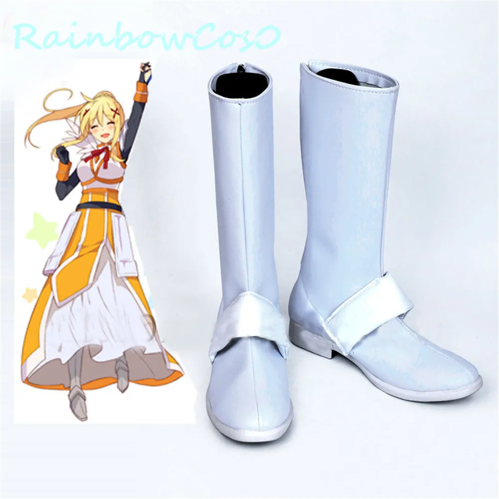 Обувь для костюмированной вечеринки RainbowCos0 коносуба Бог блага в этом прекрасном