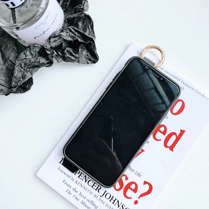 For iPhone X Case Love Heart Wristband Soft 8 7 6 6S Plus Slim Protective Cover iPhone8 Korean Fashion |