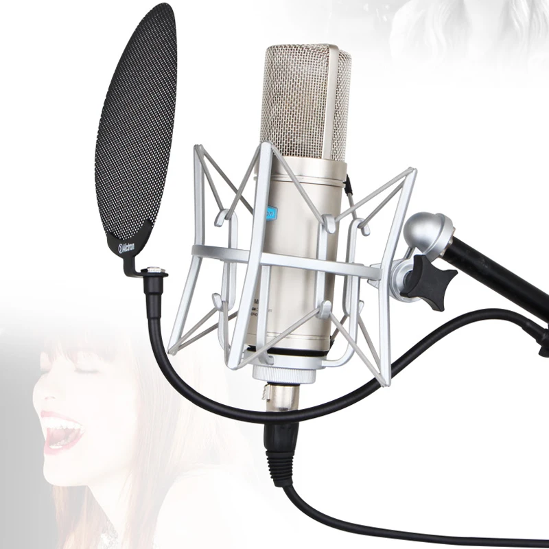 Alctron MA019B новый металлический экран мини поп фильтр для микрофонов|pop filter|mini pop