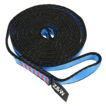 23KN Flat Strap 16mm 60cm/120cm/150cm Rope Runner Webbing Sling Belt for Mountaineering Climbing Caving Rappelling Rescue 1