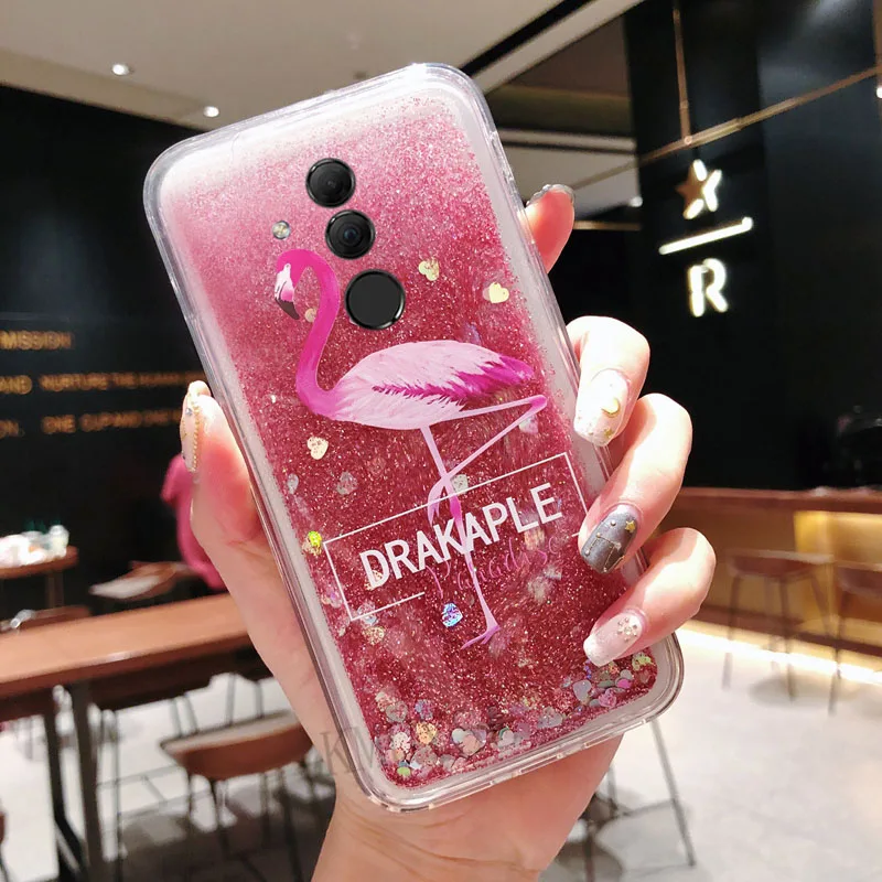 4 Блеск динамическая жидкость чехол для huawei P Smart плюс Y5 Y6 P20 P30 Коврики 20 Lite Nova 3i 3 4 Y9 Honor 8X 7A 7C Pro крышка - Цвет: 4