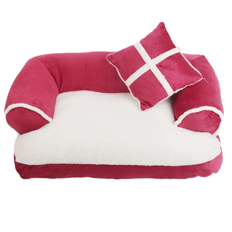 Pet Dog Bed Warming House Soft Material PP Cotton Baskets Fall and Winter Warm Kennel For Cat Puppy Drop shipping PD027 | Дом и сад