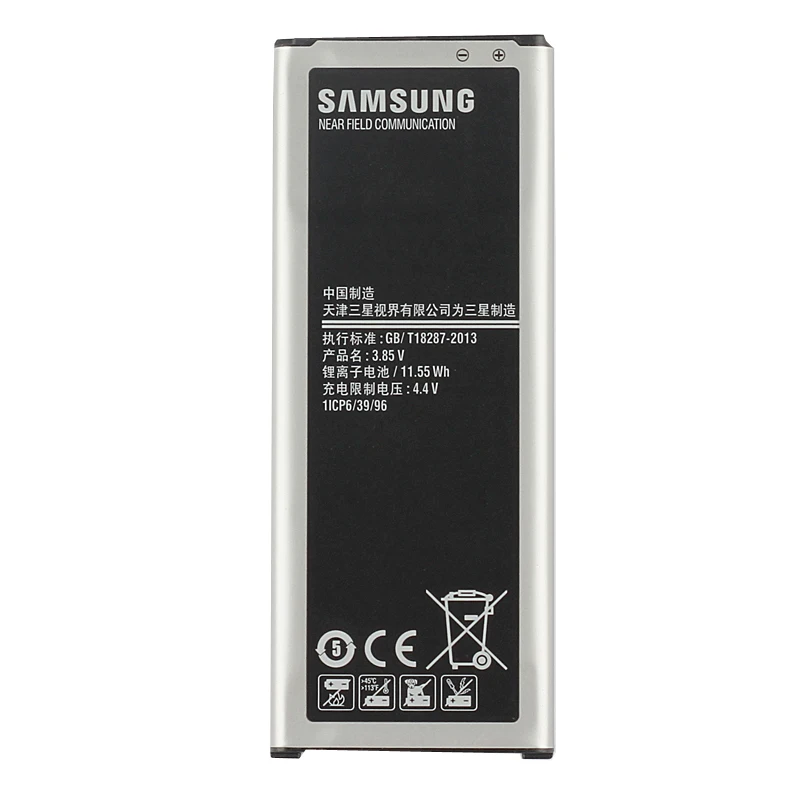 samsung высококачественный EB-BN916BBC аккумулятор для samsung GALAXY NOTE4 N9100N 9109V N9106W N9108V NOTE 4 с NFC 3000mAh