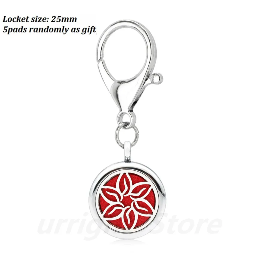 Batman Star Aroma Key Chain Love paw crown 25mm locket essential oil Locket Perfume Diffuser with Lobster clasp chain +5pads | Украшения и