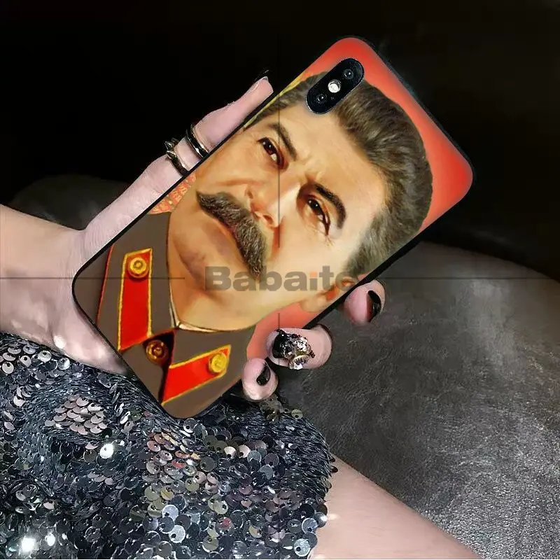 Babaite Сталин Советский Союз ТПУ Мягкий силиконовый чехол для телефона iPhone X XS MAX 6 6s 7